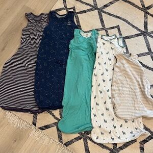 Kyte BABY and woolino Sleep Sack bundle - Navy, Teal, Cream